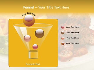 Potato Meal Meatball PowerPoint Template