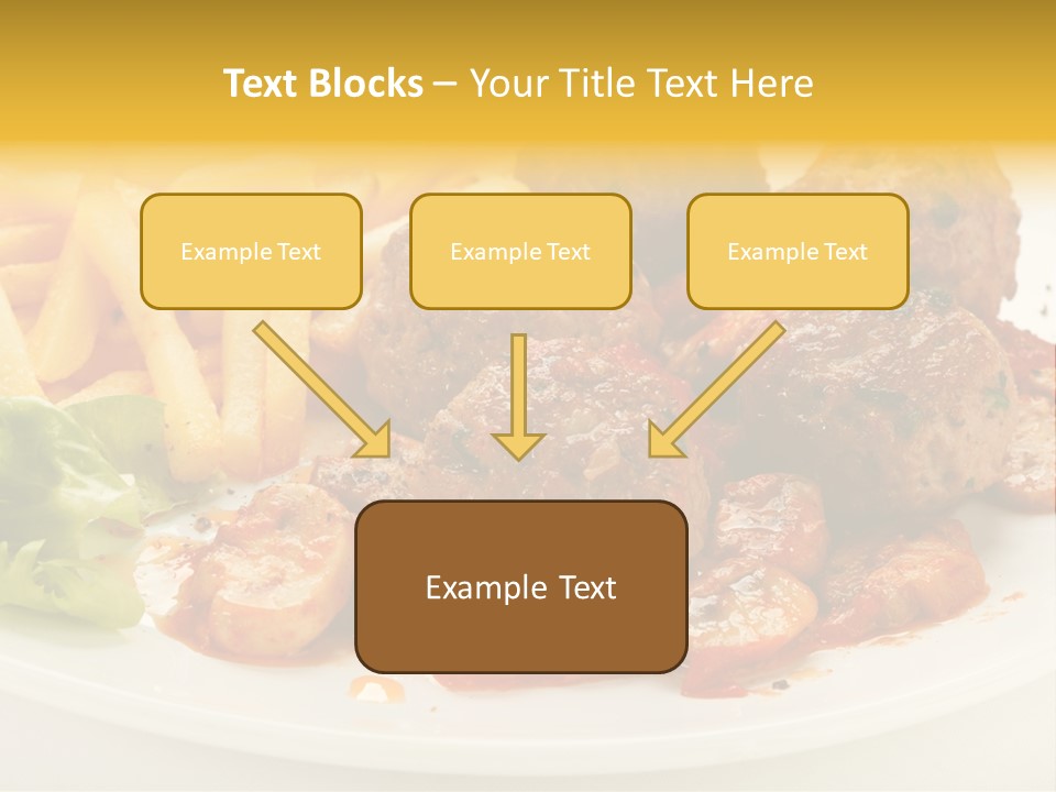 Potato Meal Meatball PowerPoint Template