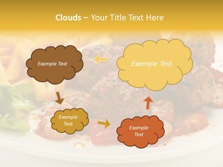 Potato Meal Meatball PowerPoint Template