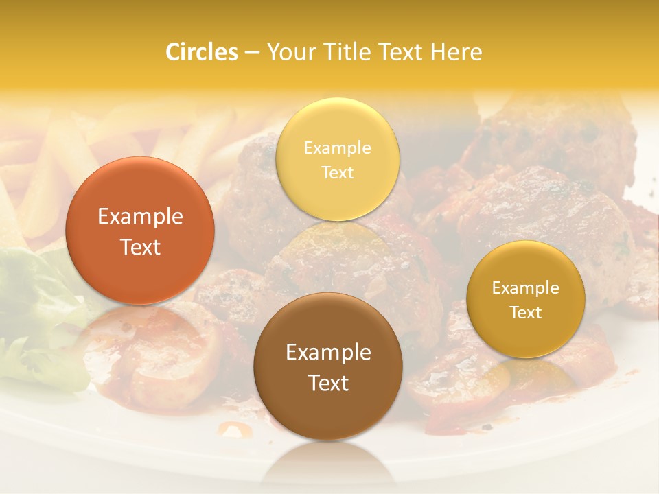 Potato Meal Meatball PowerPoint Template