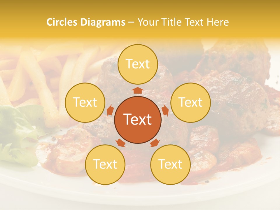 Potato Meal Meatball PowerPoint Template