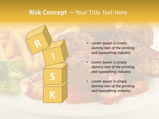 Potato Meal Meatball PowerPoint Template