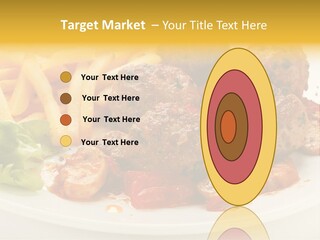 Potato Meal Meatball PowerPoint Template