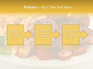 Potato Meal Meatball PowerPoint Template