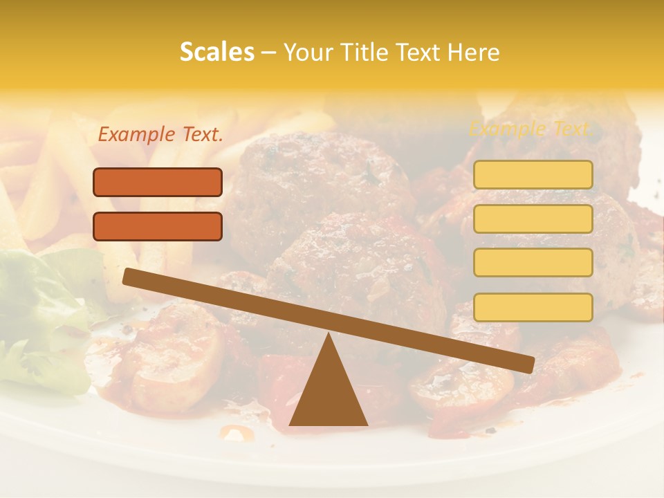 Potato Meal Meatball PowerPoint Template