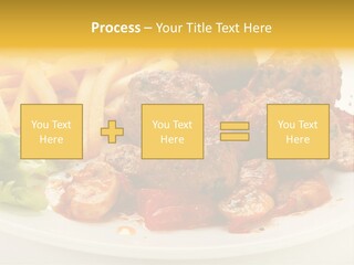 Potato Meal Meatball PowerPoint Template