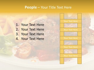 Potato Meal Meatball PowerPoint Template