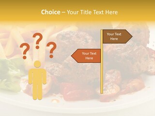 Potato Meal Meatball PowerPoint Template