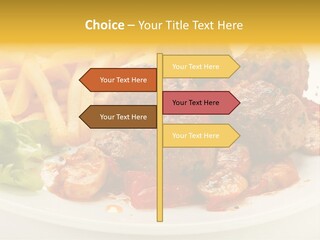 Potato Meal Meatball PowerPoint Template