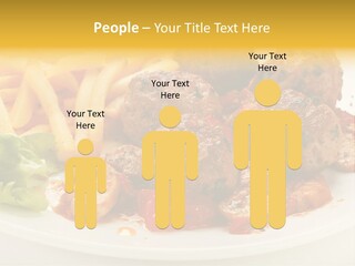 Potato Meal Meatball PowerPoint Template