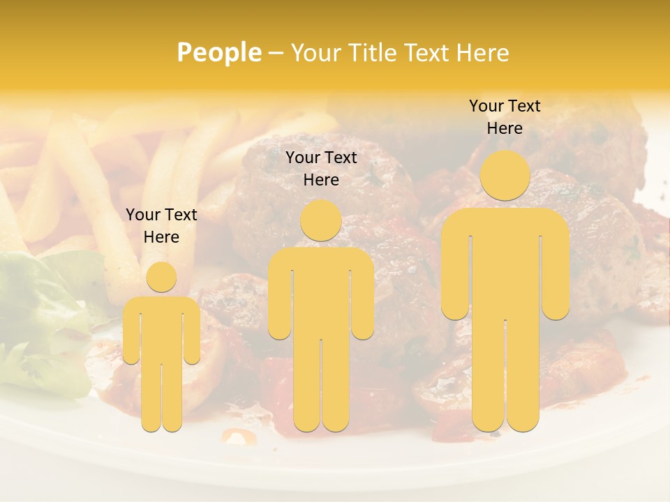 Potato Meal Meatball PowerPoint Template