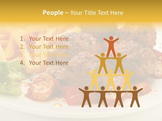 Potato Meal Meatball PowerPoint Template