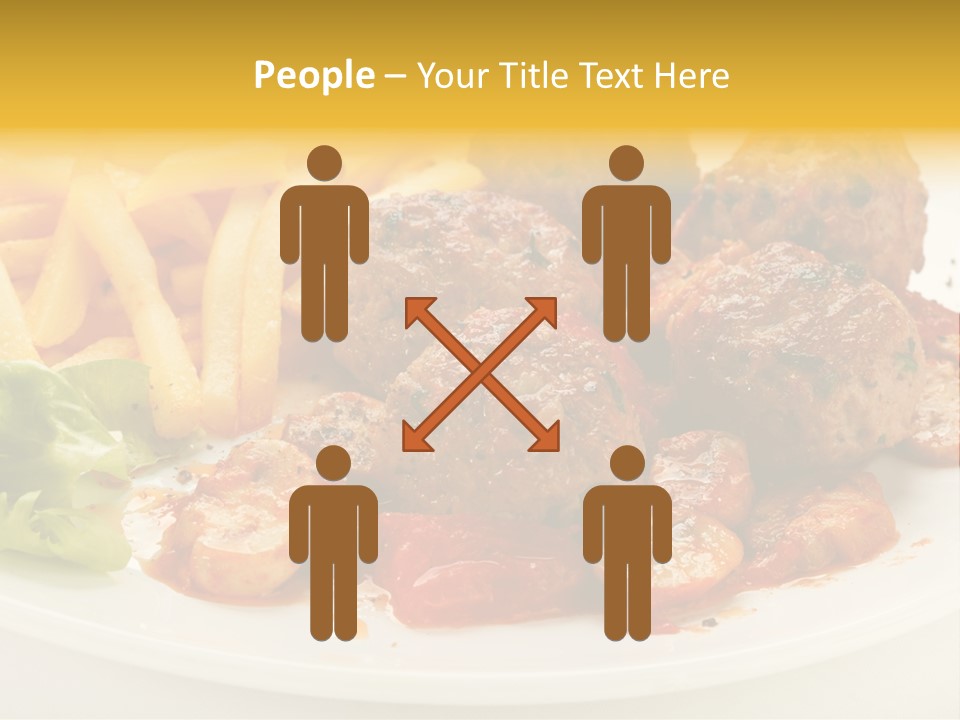 Potato Meal Meatball PowerPoint Template