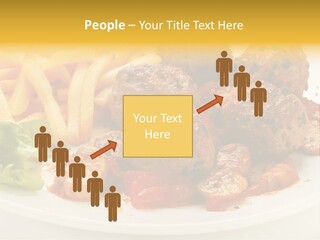 Potato Meal Meatball PowerPoint Template