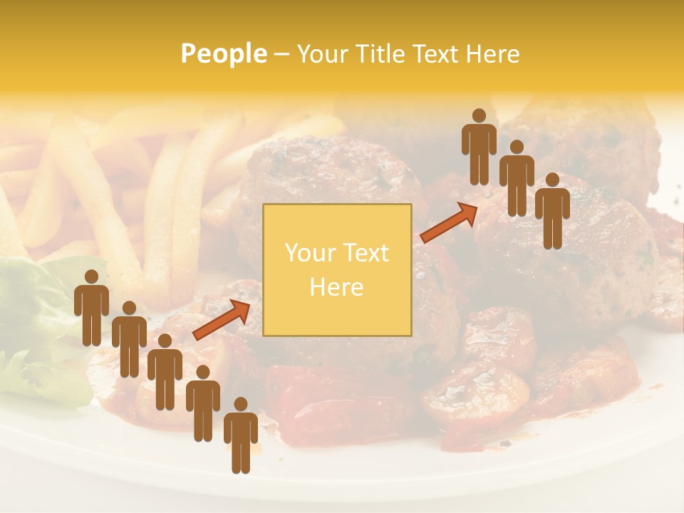 Potato Meal Meatball PowerPoint Template