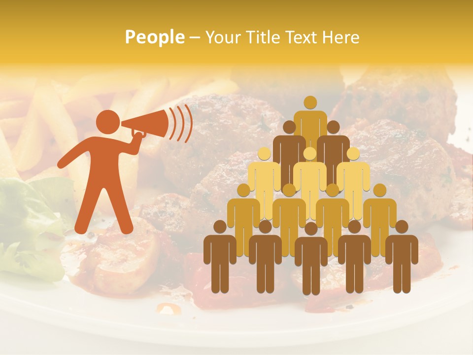 Potato Meal Meatball PowerPoint Template