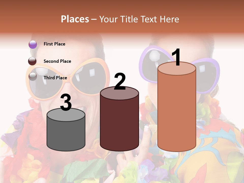 Group Round Girl PowerPoint Template