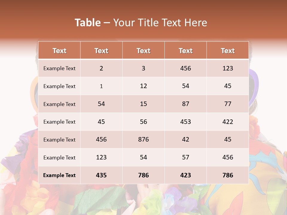 Group Round Girl PowerPoint Template