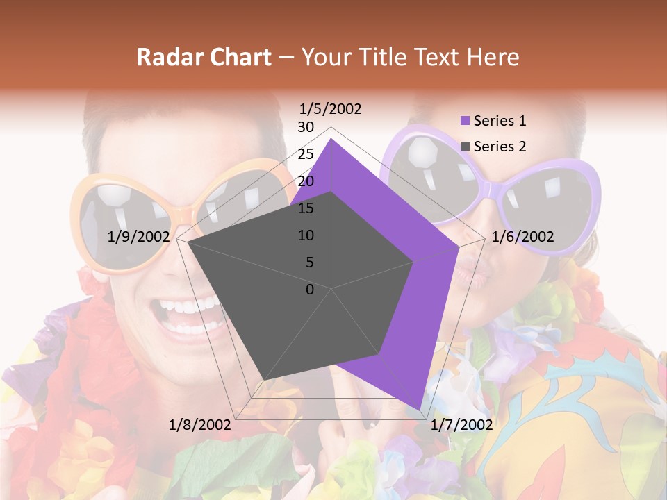 Group Round Girl PowerPoint Template