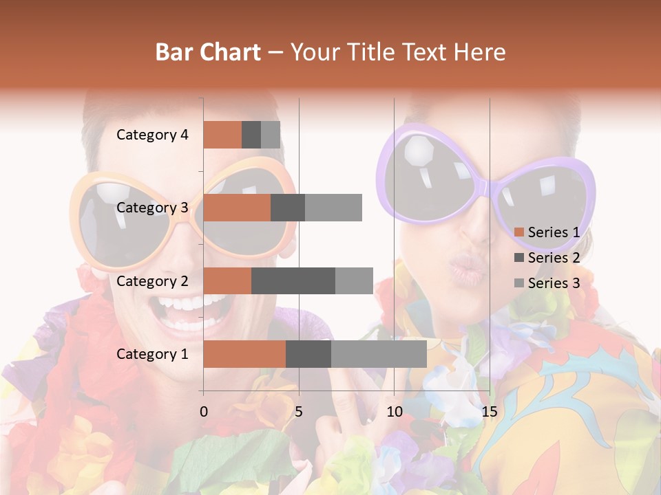Group Round Girl PowerPoint Template