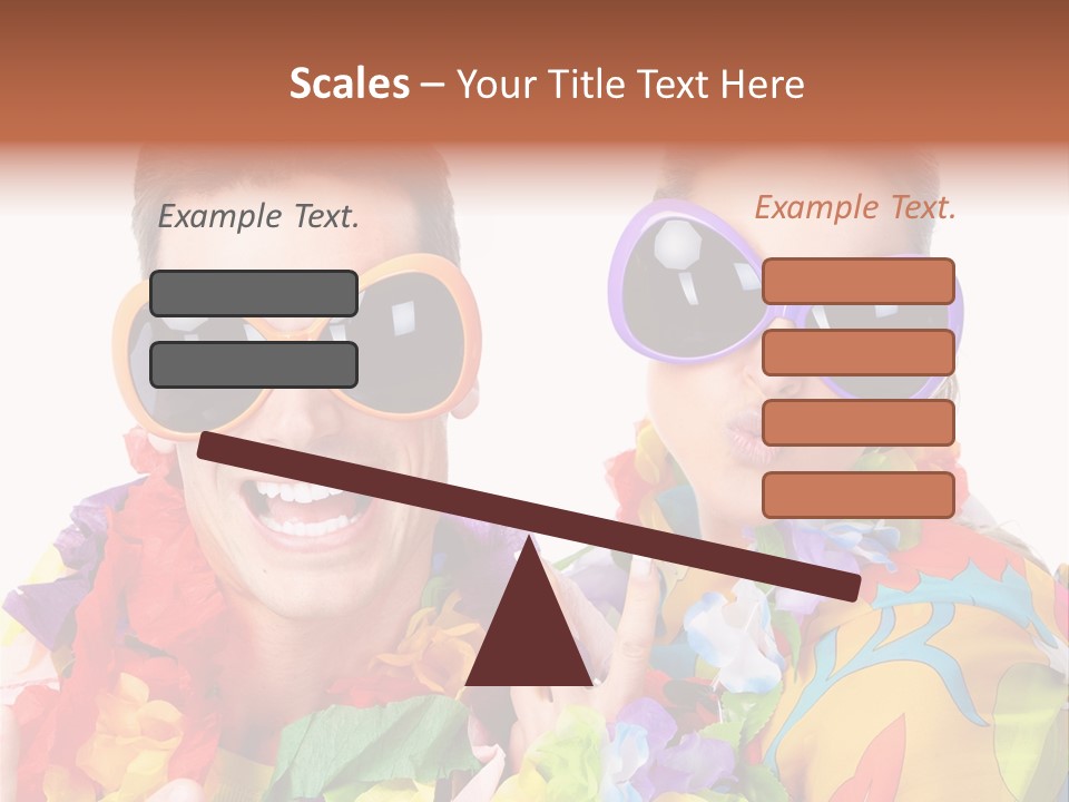 Group Round Girl PowerPoint Template