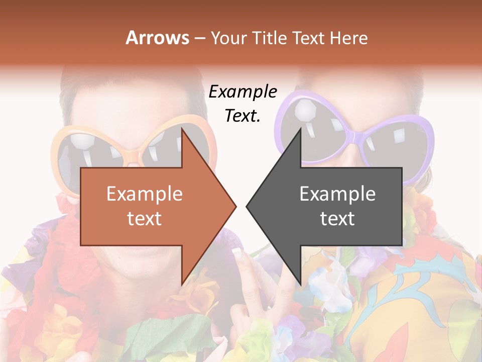 Group Round Girl PowerPoint Template