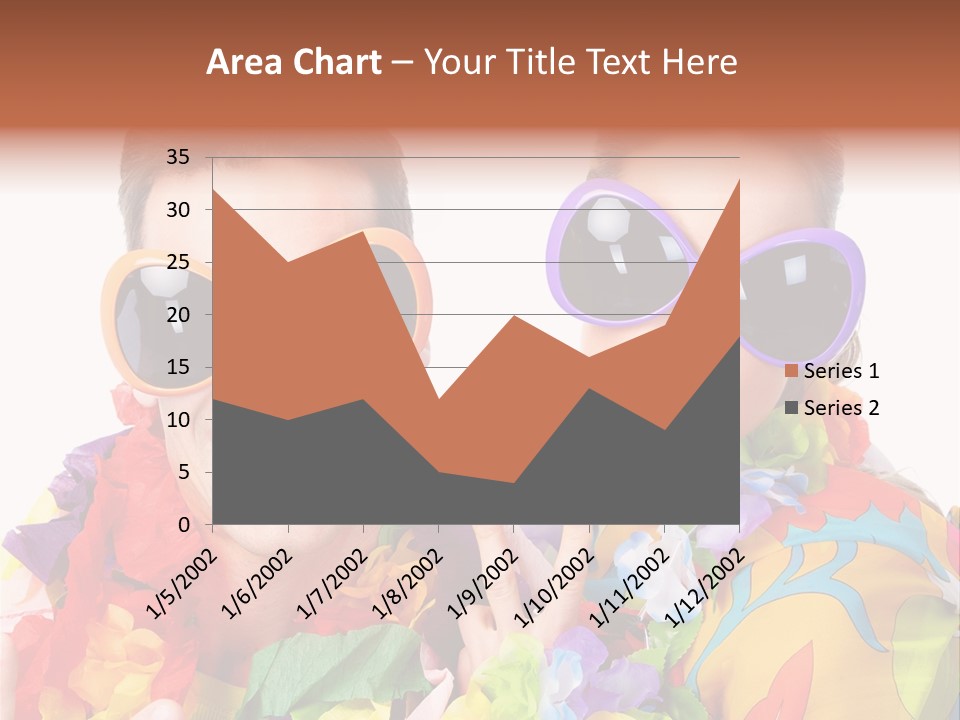 Group Round Girl PowerPoint Template