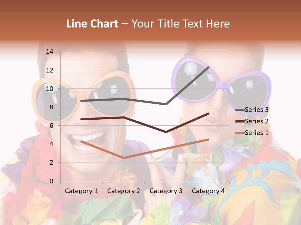 Group Round Girl PowerPoint Template