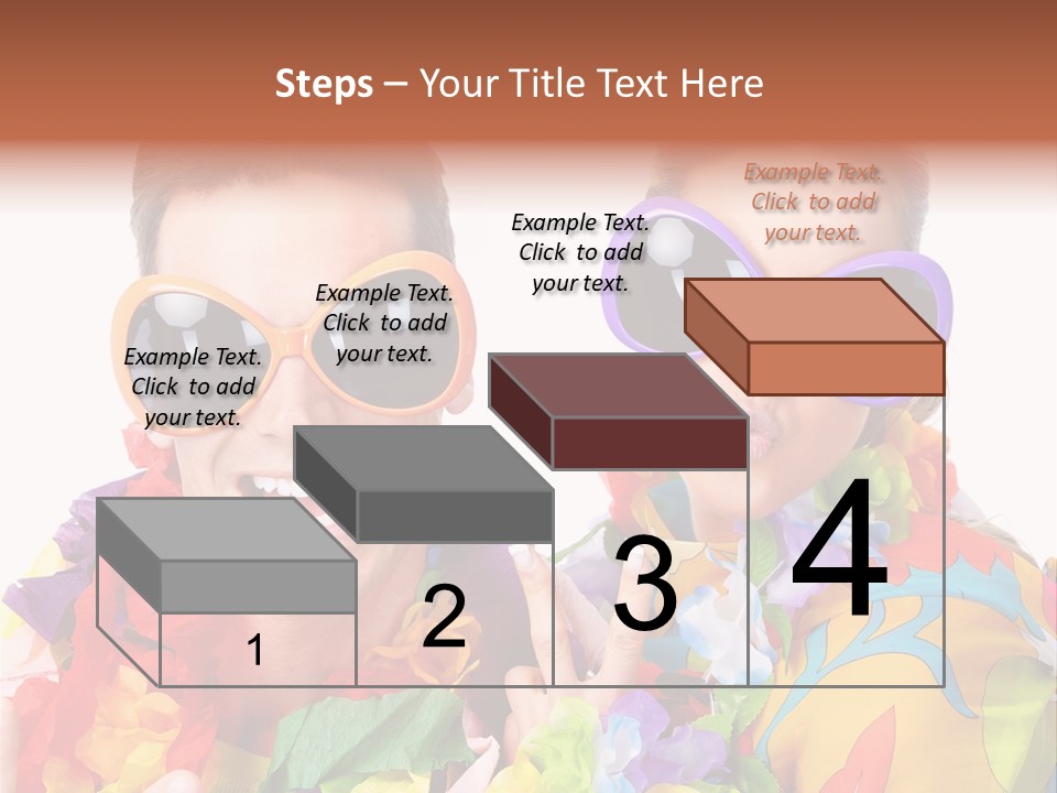 Group Round Girl PowerPoint Template