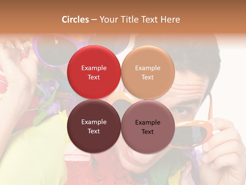 Happy Portrait Smiling PowerPoint Template