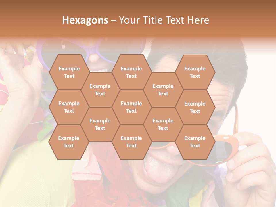 Happy Portrait Smiling PowerPoint Template