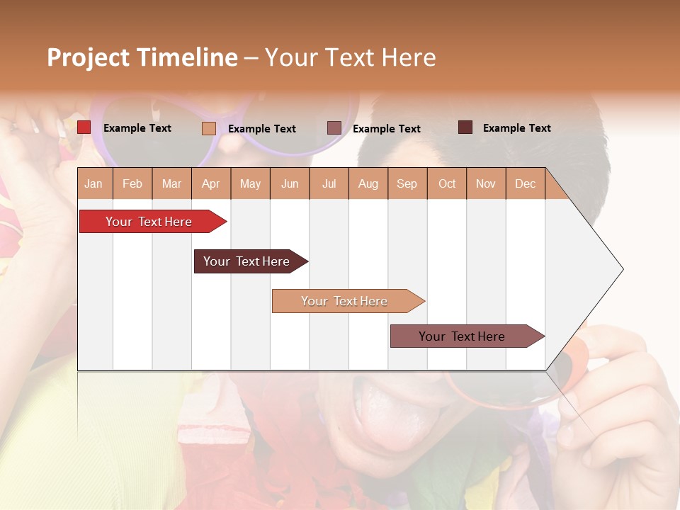 Happy Portrait Smiling PowerPoint Template