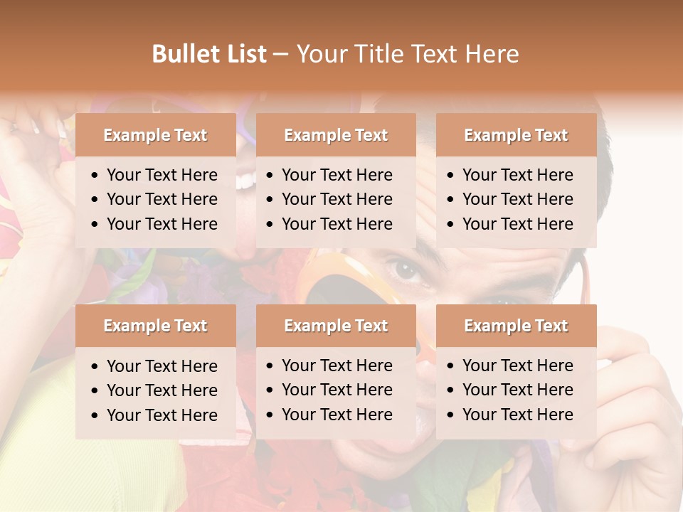 Happy Portrait Smiling PowerPoint Template