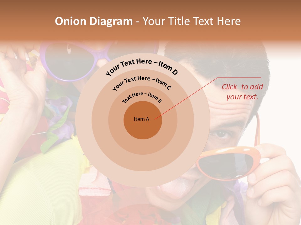 Happy Portrait Smiling PowerPoint Template