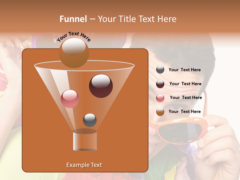 Happy Portrait Smiling PowerPoint Template