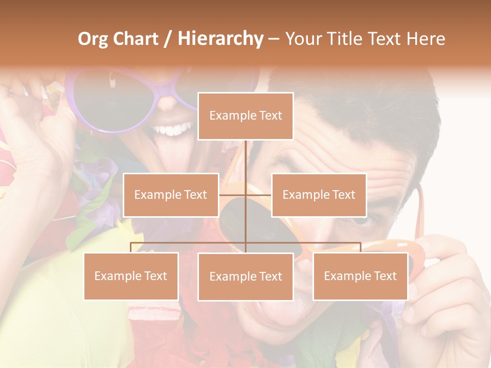 Happy Portrait Smiling PowerPoint Template