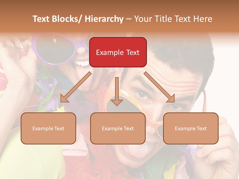 Happy Portrait Smiling PowerPoint Template