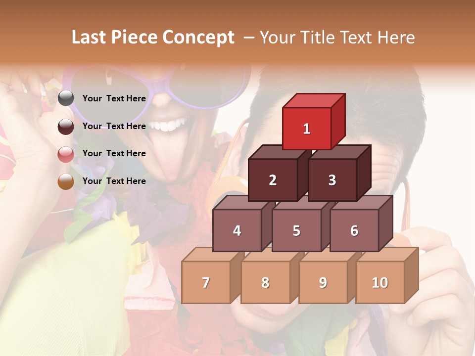 Happy Portrait Smiling PowerPoint Template