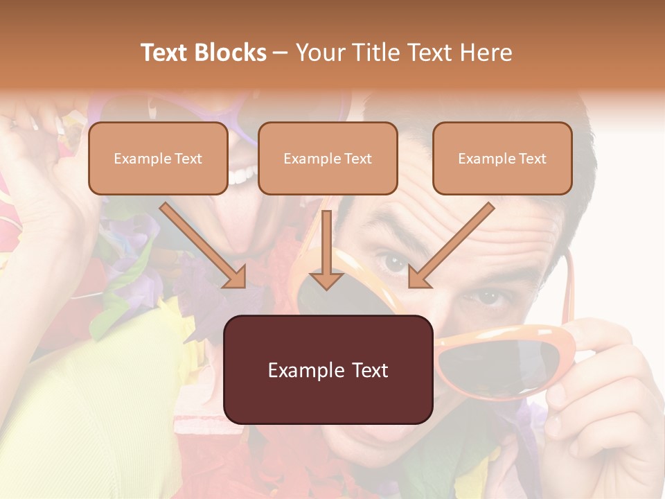 Happy Portrait Smiling PowerPoint Template