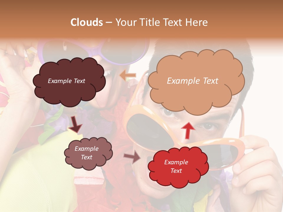Happy Portrait Smiling PowerPoint Template