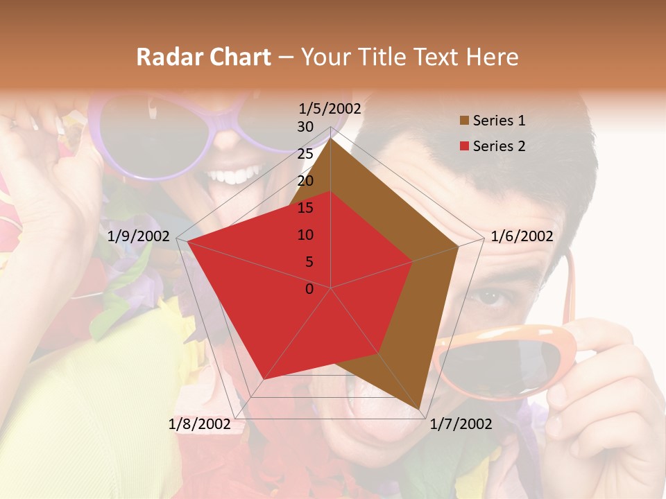 Happy Portrait Smiling PowerPoint Template