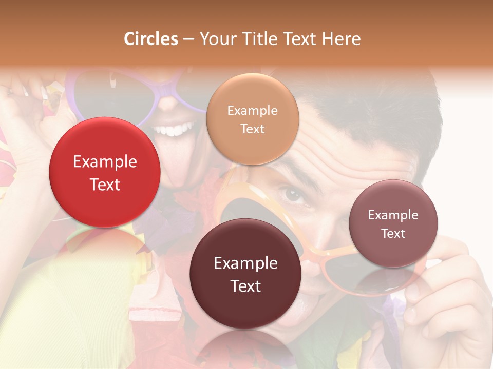 Happy Portrait Smiling PowerPoint Template