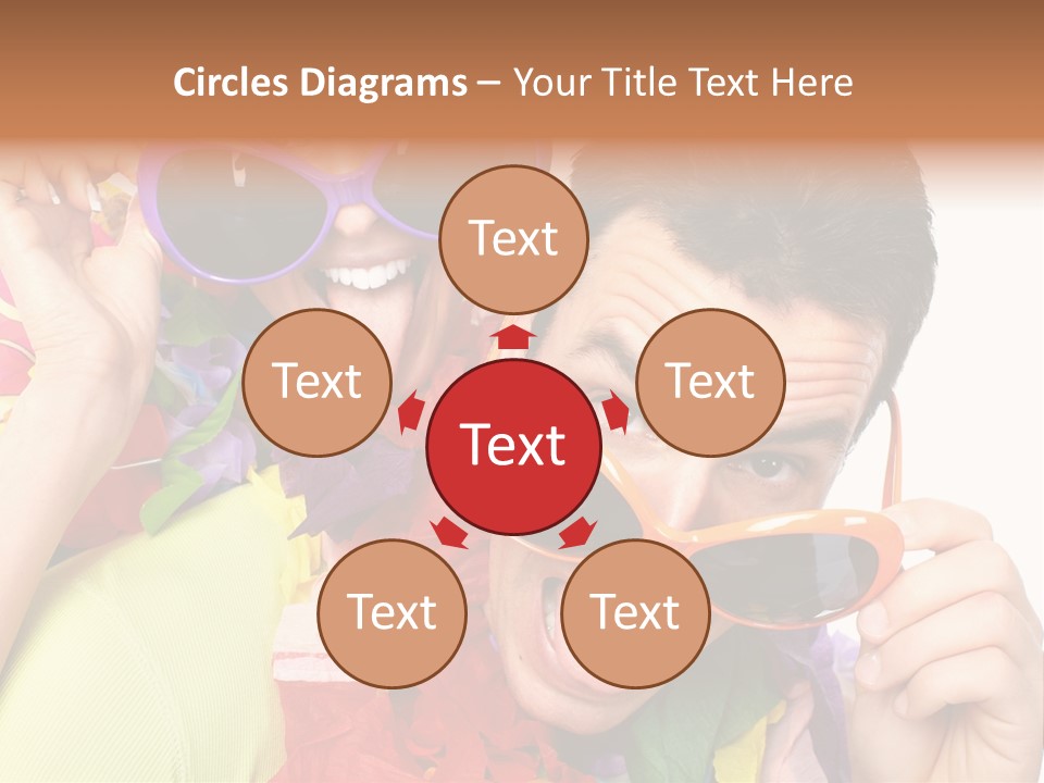 Happy Portrait Smiling PowerPoint Template