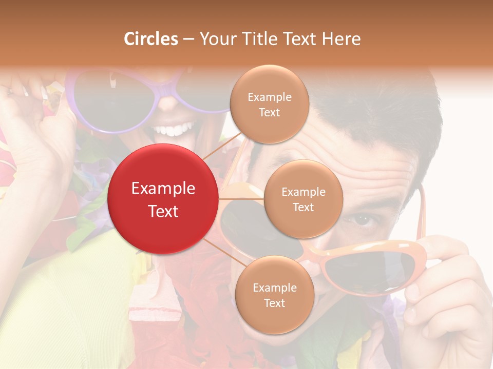 Happy Portrait Smiling PowerPoint Template