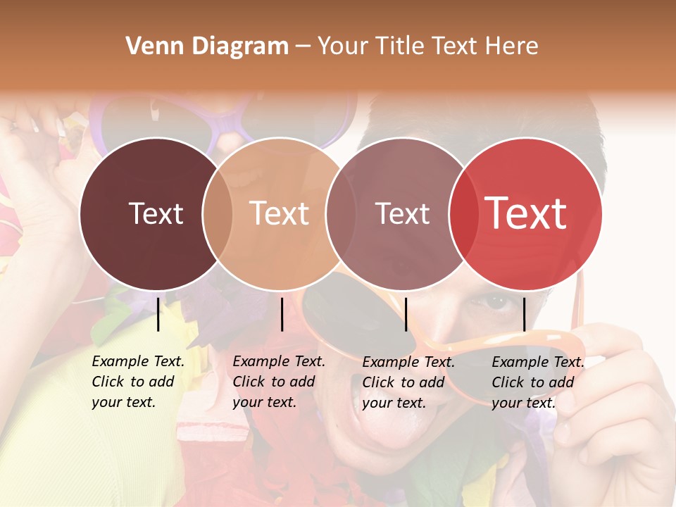 Happy Portrait Smiling PowerPoint Template
