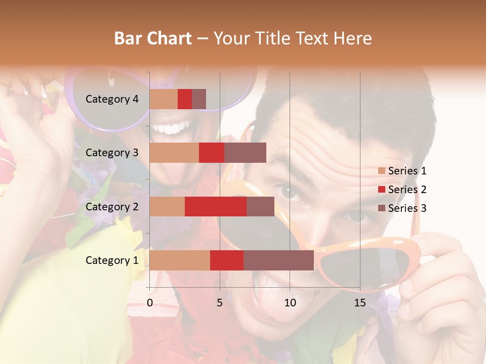 Happy Portrait Smiling PowerPoint Template