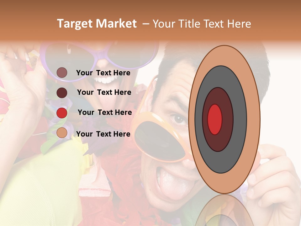 Happy Portrait Smiling PowerPoint Template