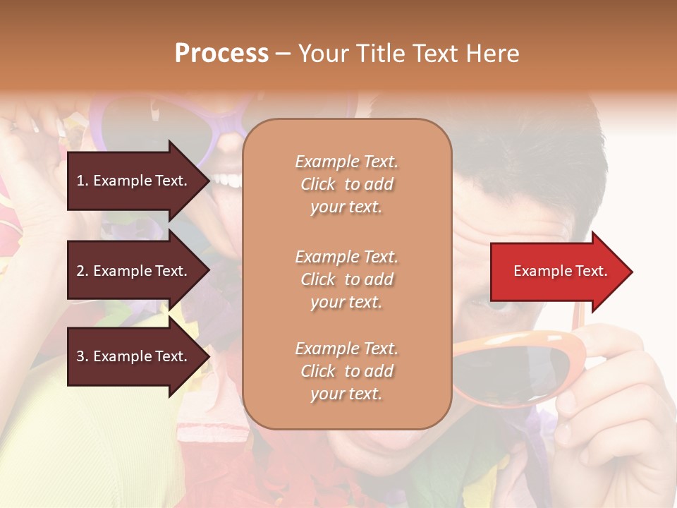 Happy Portrait Smiling PowerPoint Template