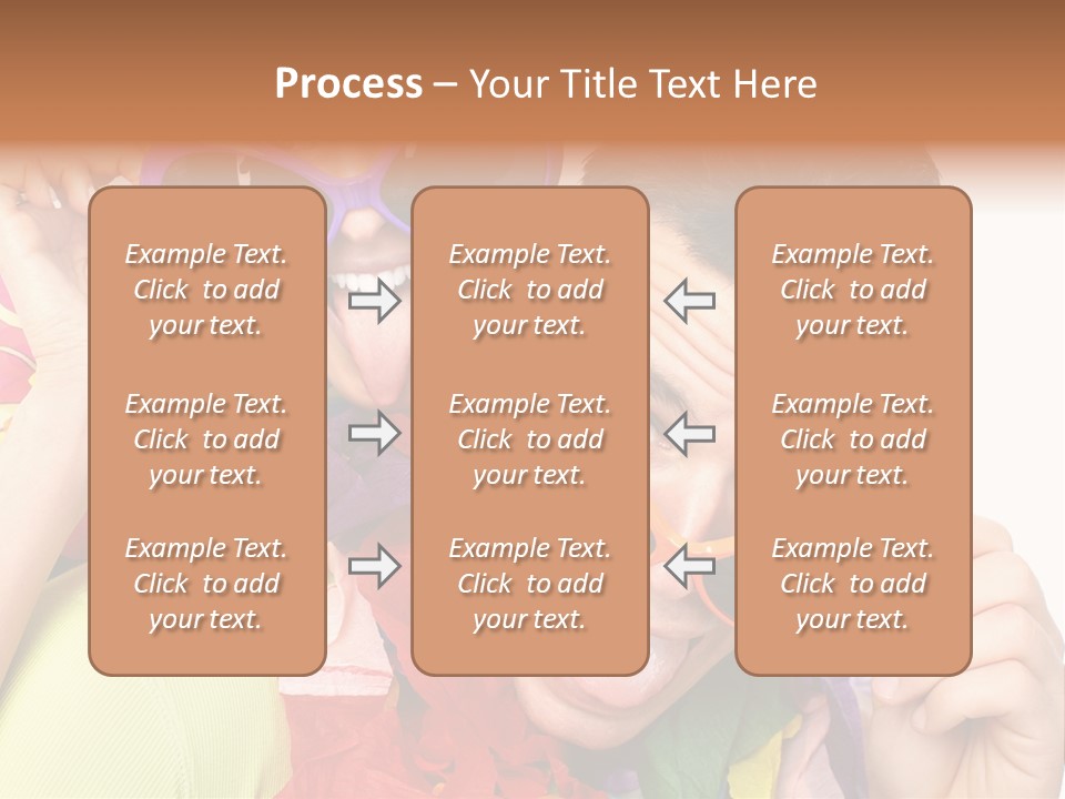 Happy Portrait Smiling PowerPoint Template