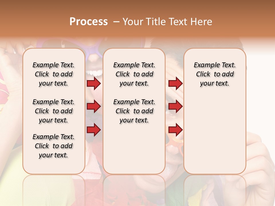 Happy Portrait Smiling PowerPoint Template